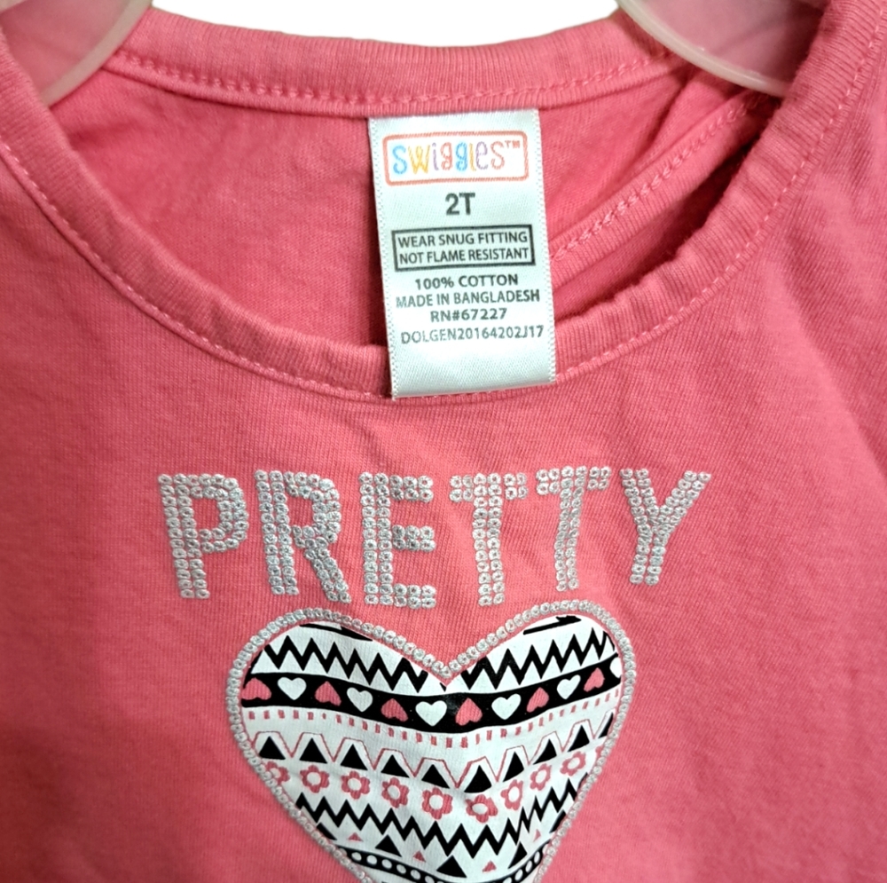 Leggings and matching top size 2T - Picture 3 of 3